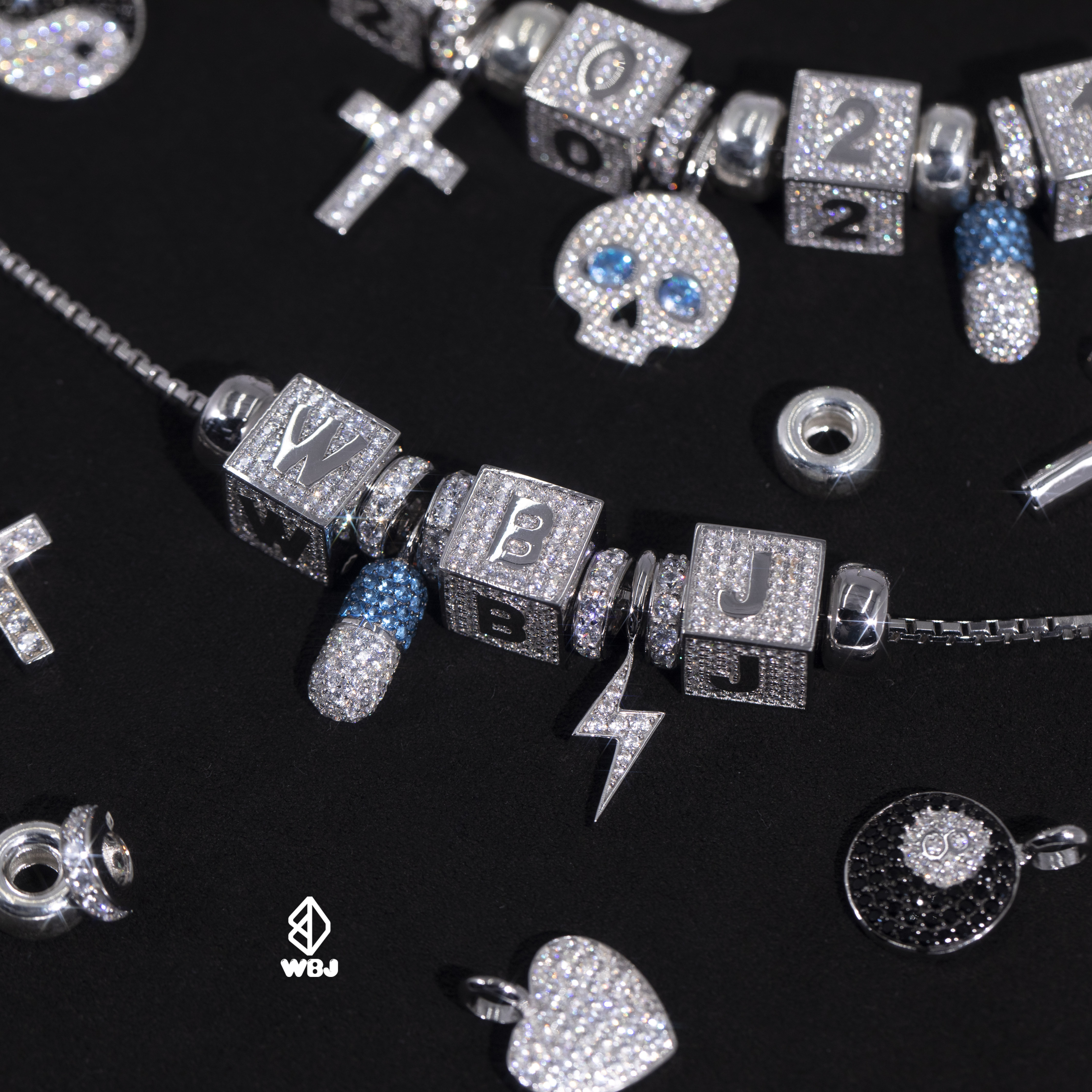 DIY系列|小方塊字母組合吊墜