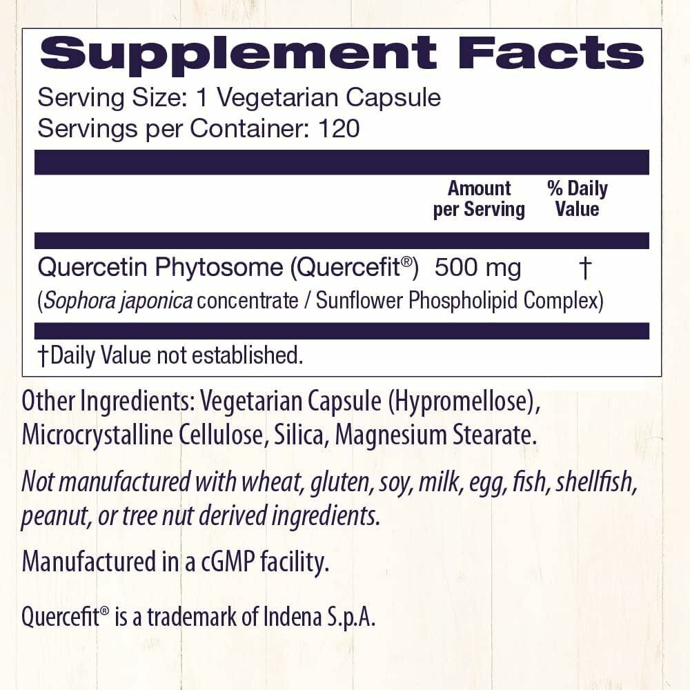 [預購] Healthy Origins 專利活性槲皮素 500毫克 120粒 Quercetin Phytosome