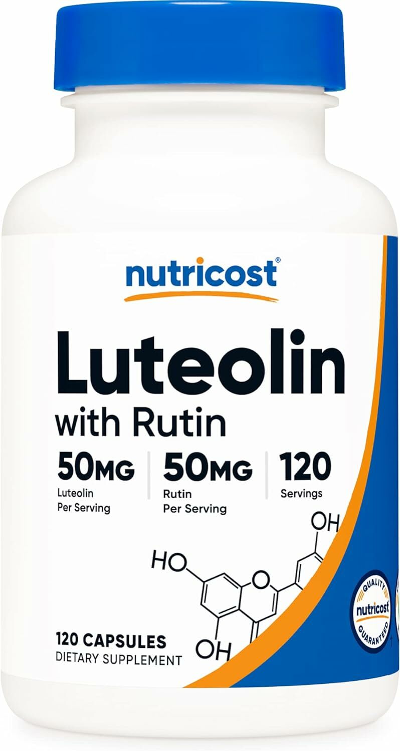 [預購] Nutricost 木犀草素 蘆丁 50毫克 120粒 Luteolin With Rutin