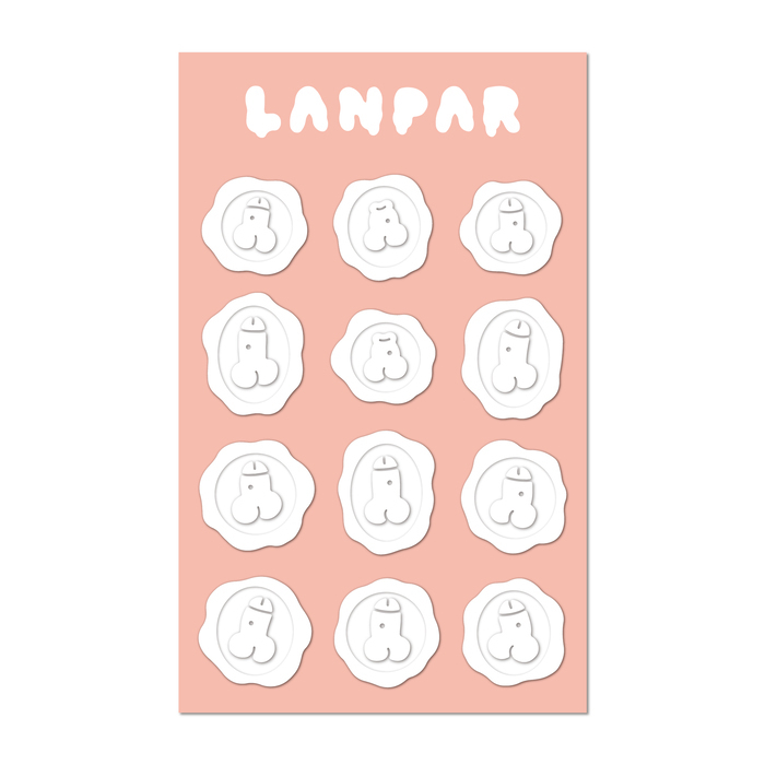 Lanparman｜絕版｜貼紙｜精液貼紙