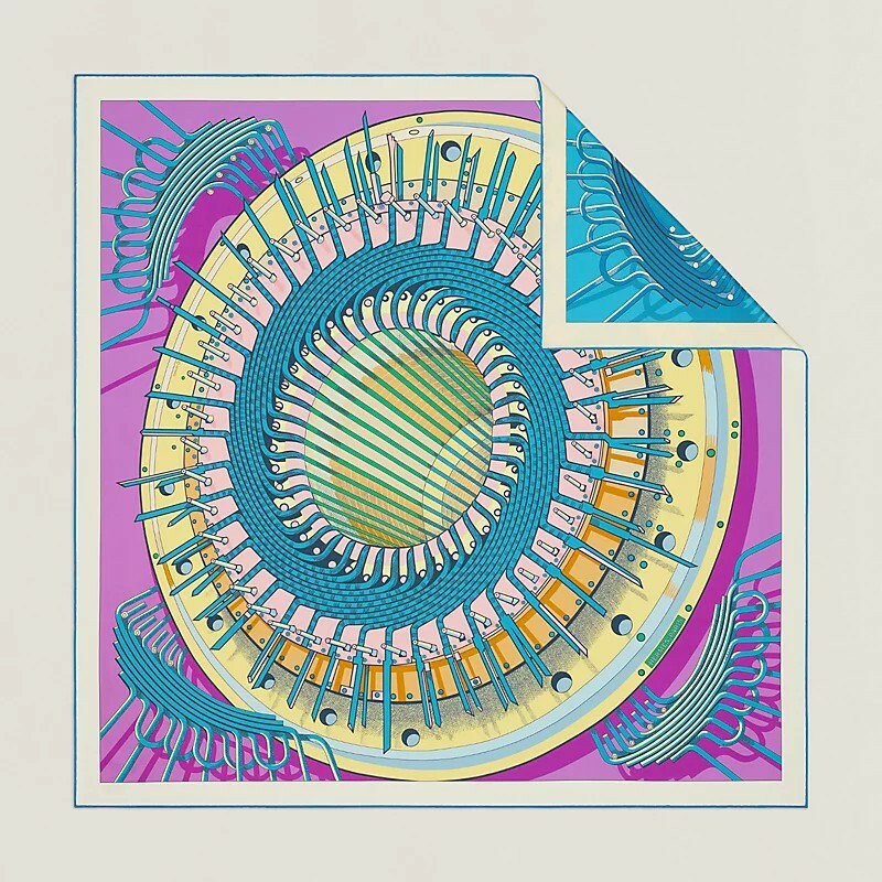 Hermes Silk Scarf 90 Double Face