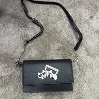 [S] KARL LAGERFELD 22WW3201 K/KOCKTAIL WALLETON CHAIN,BLACK, 8720092980517 (SKL806)