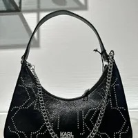 [S] KARL LAGERFELD 23WW3040 K/FESTIVE SHOULDER BAG,BLACK, 8720744558552 (SKL810)