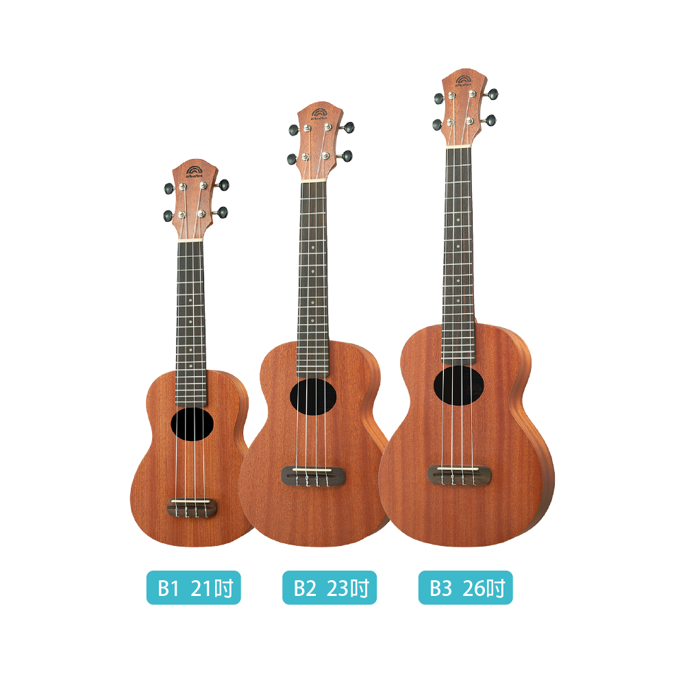 aNueNue aNueNue / 彩虹入門B系列 烏克麗麗(桃花心木)(B1/B2/B3) 彩虹人官方認證 第 2 張圖片｜三峽烏克麗麗