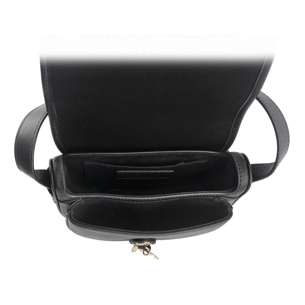 【SEE BY CHLOE】MARA BAG 牛皮小款斜背馬鞍包(黑色) CHS21WSB39388 001