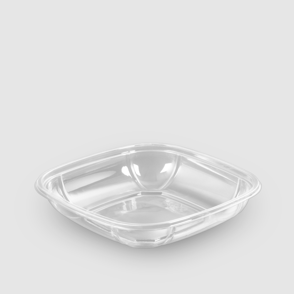 塑膠透明沙拉盒-HK 正方形 24oz