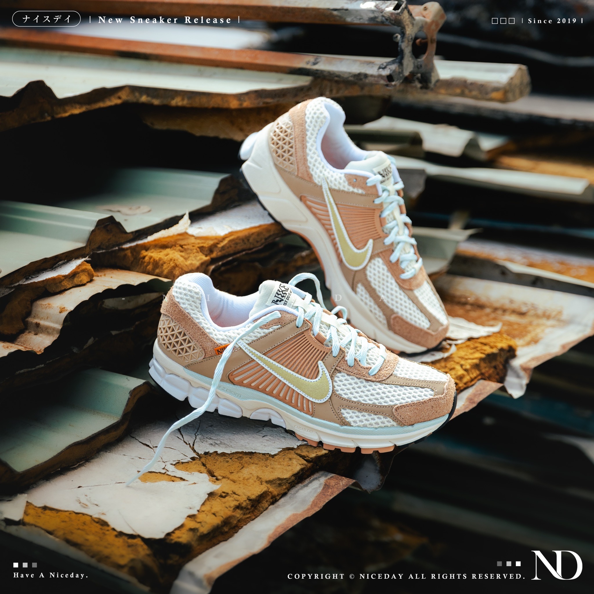 NICEDAY 現貨 Nike Zoom Vomero 5 HAVE A NIKE DAY 橘棕 男鞋 復古 FN8889-181