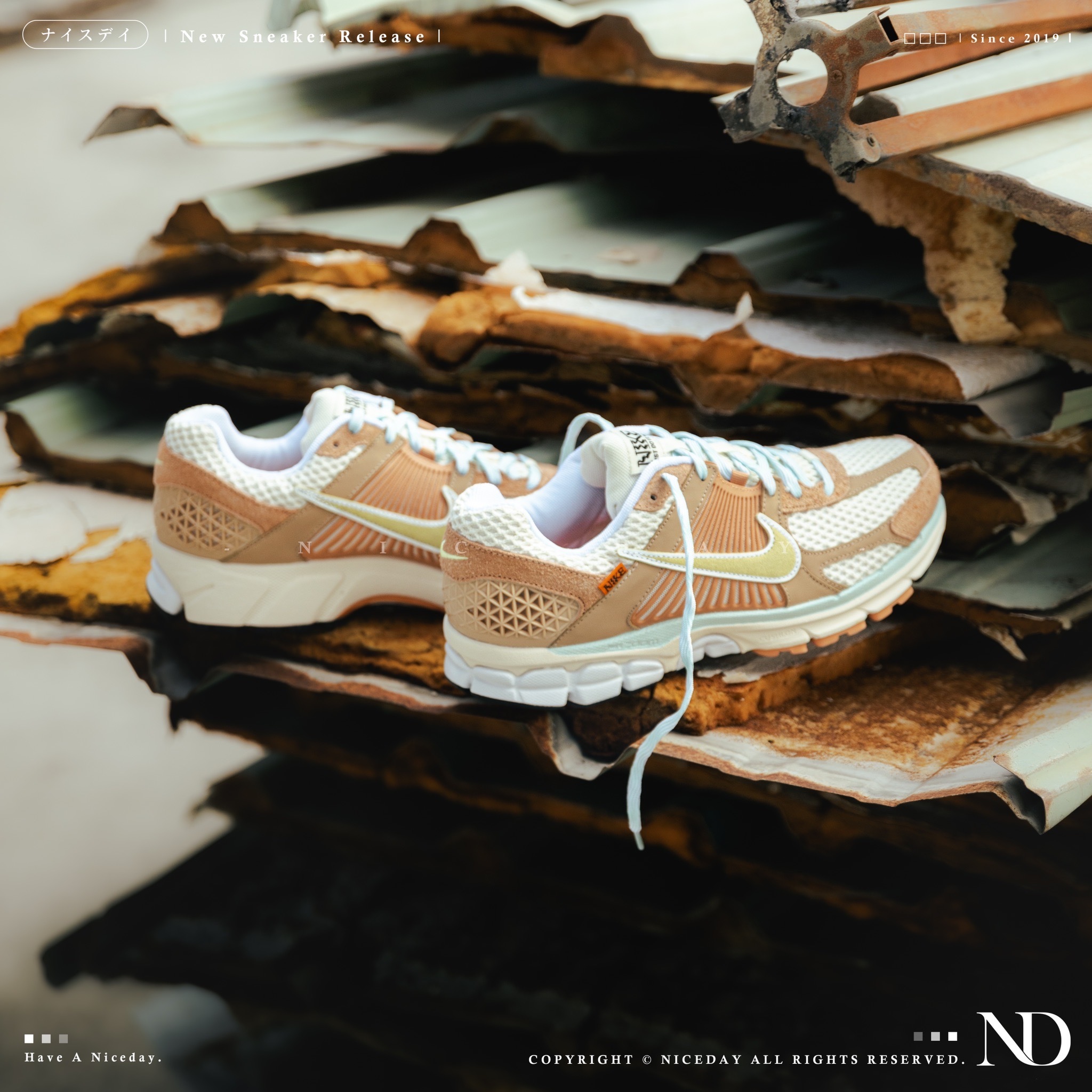 NICEDAY 現貨 Nike Zoom Vomero 5 HAVE A NIKE DAY 橘棕 男鞋 復古 FN8889-181