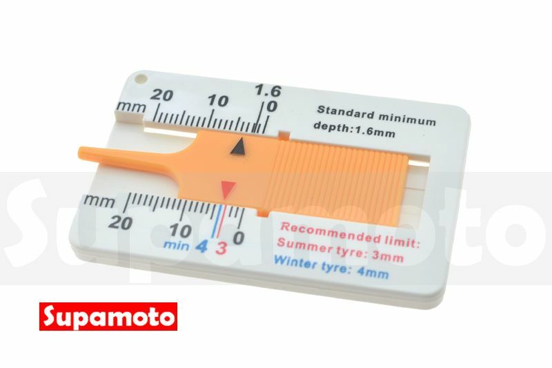 -Supamoto- 簡易 胎紋 偵測器 檢測器 深度 檢測 測量 輪胎 胎紋尺 機車 汽車 胎紋規