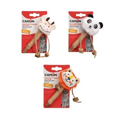 意大利 Camon 木天蓼動物公仔貓棒 (款式隨機)