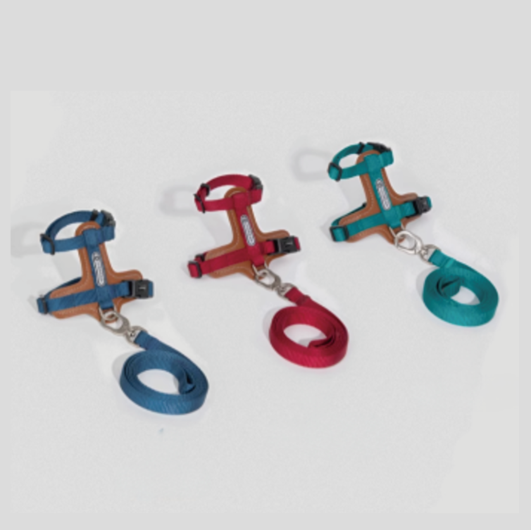 貓咪 I字胸背/牽繩套裝 |外出牽繩  - LeapSelect