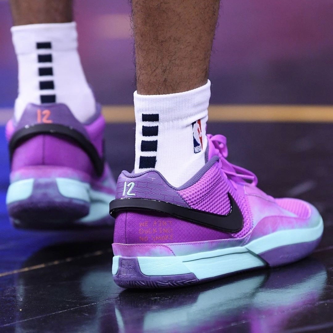 Nike Ja 1 EP Christmas 紫綠漸變 漸層 實戰籃球鞋 莫蘭特