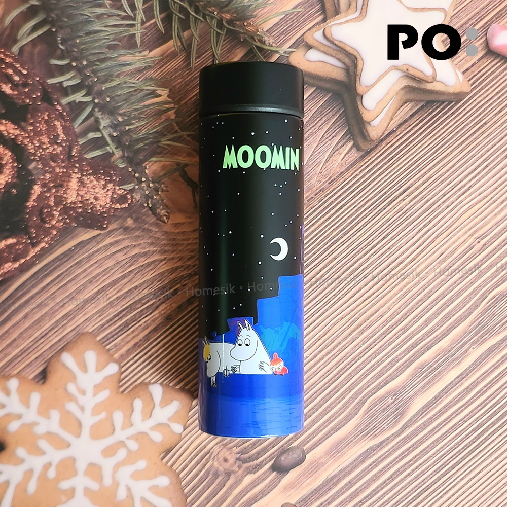 姆明智能温度感應保温杯, 純黑色 (深夜冒險) PO: 15188