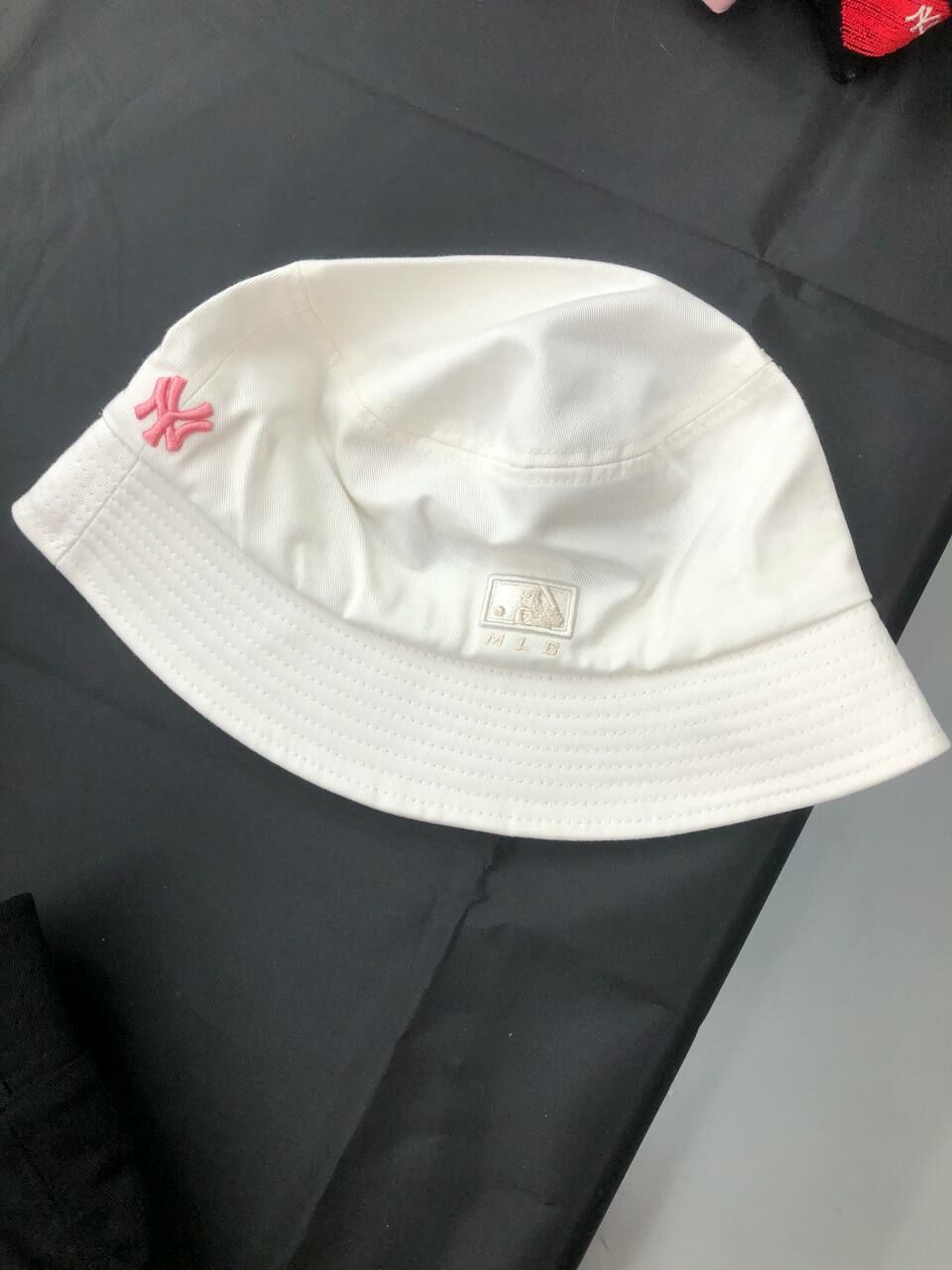 [S] MLB COMMON LOGO MANIA BUCKET HAT,IVORY, 32CPHI111-50I (SMLB302)