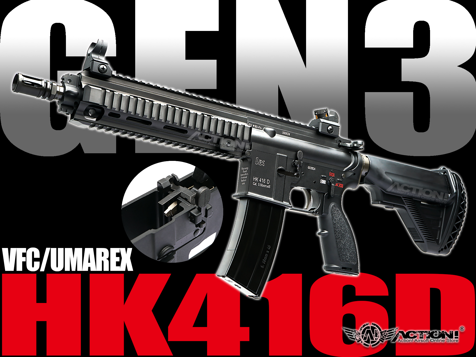 VFC/Umarex - HK416D Gen3 /V3 GBB氣動槍