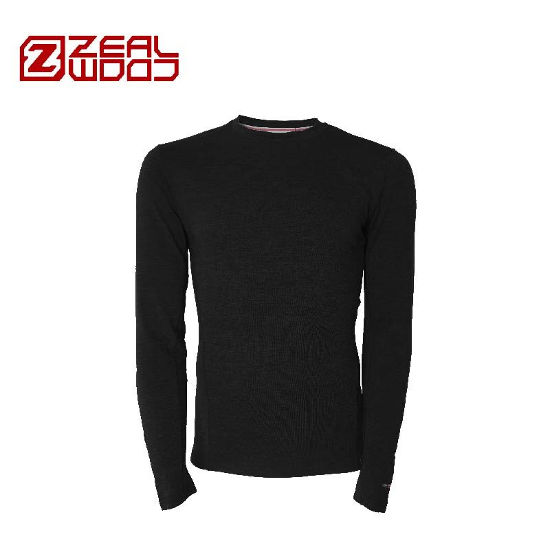 ZEALWOOD 賽樂 美麗諾圓領羊毛衣 200g (2色) 男款  WOOL/保暖/排汗/透氣 12PCZ18101