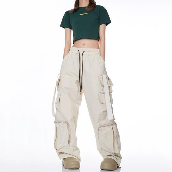 Multi-pocket hip-hop cargo pants