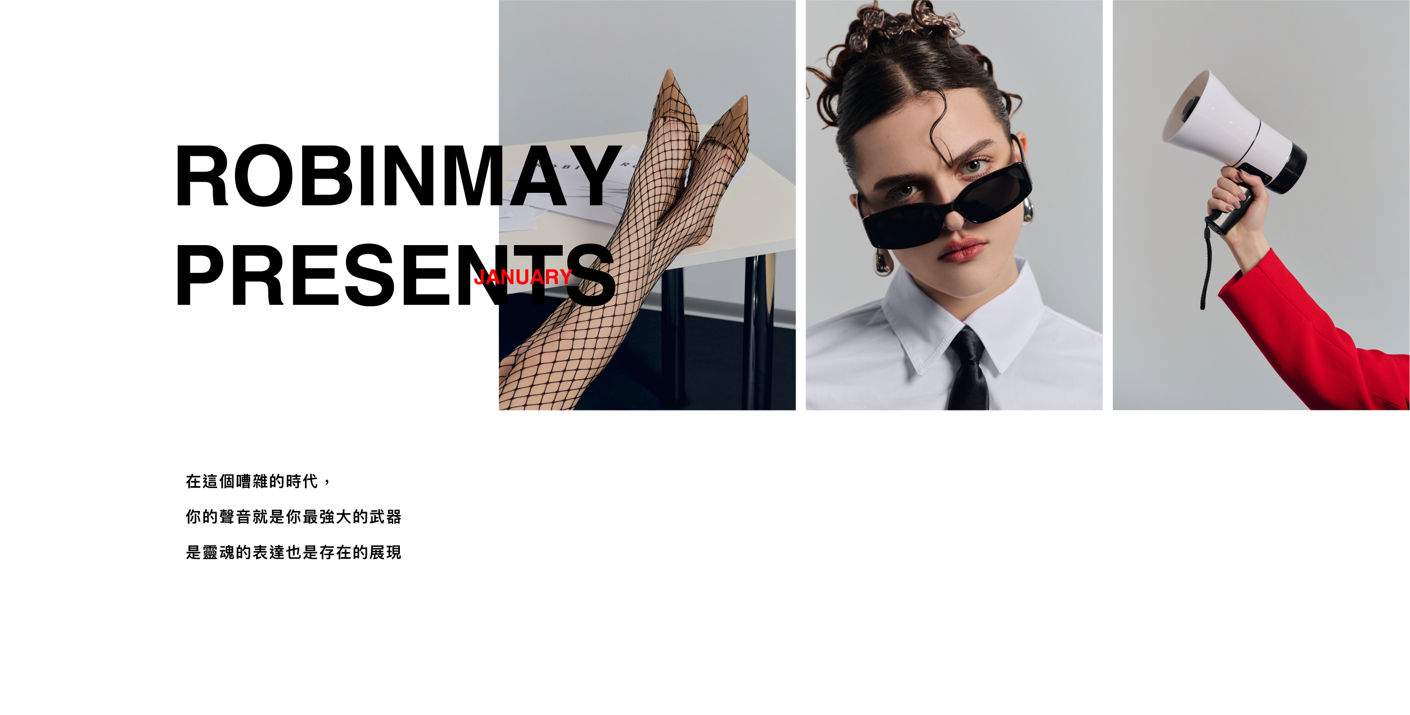 ROBINMAY 『我有話說』企劃概念頁