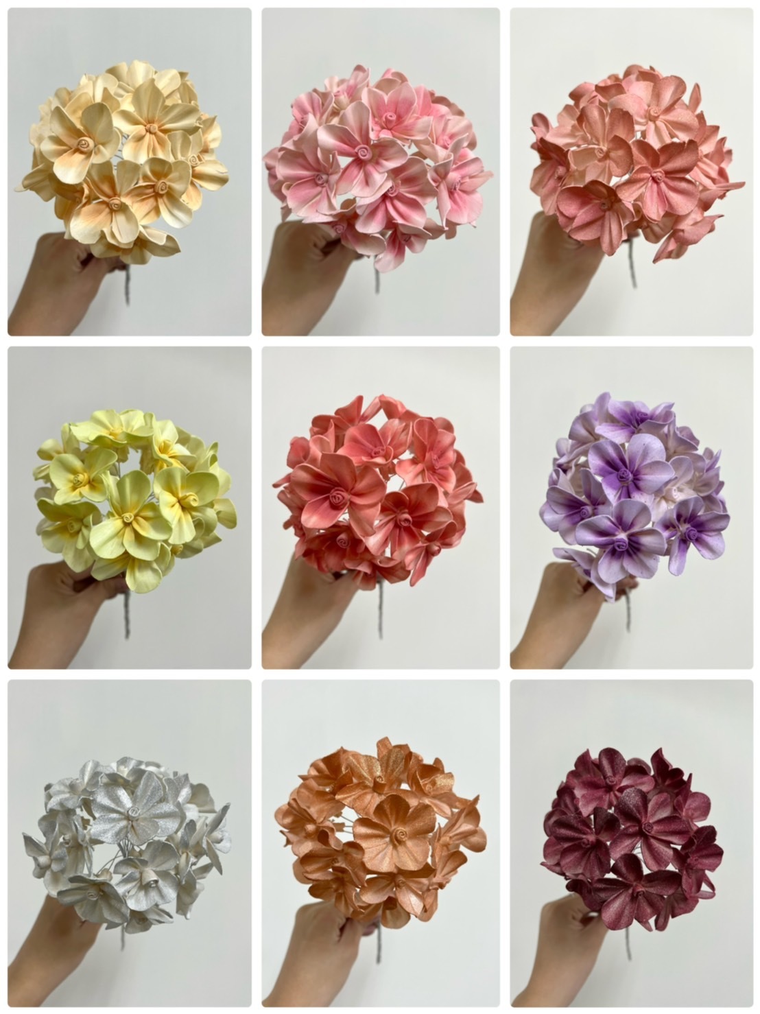 泰國索拉花-繡球花13cm (高品質)