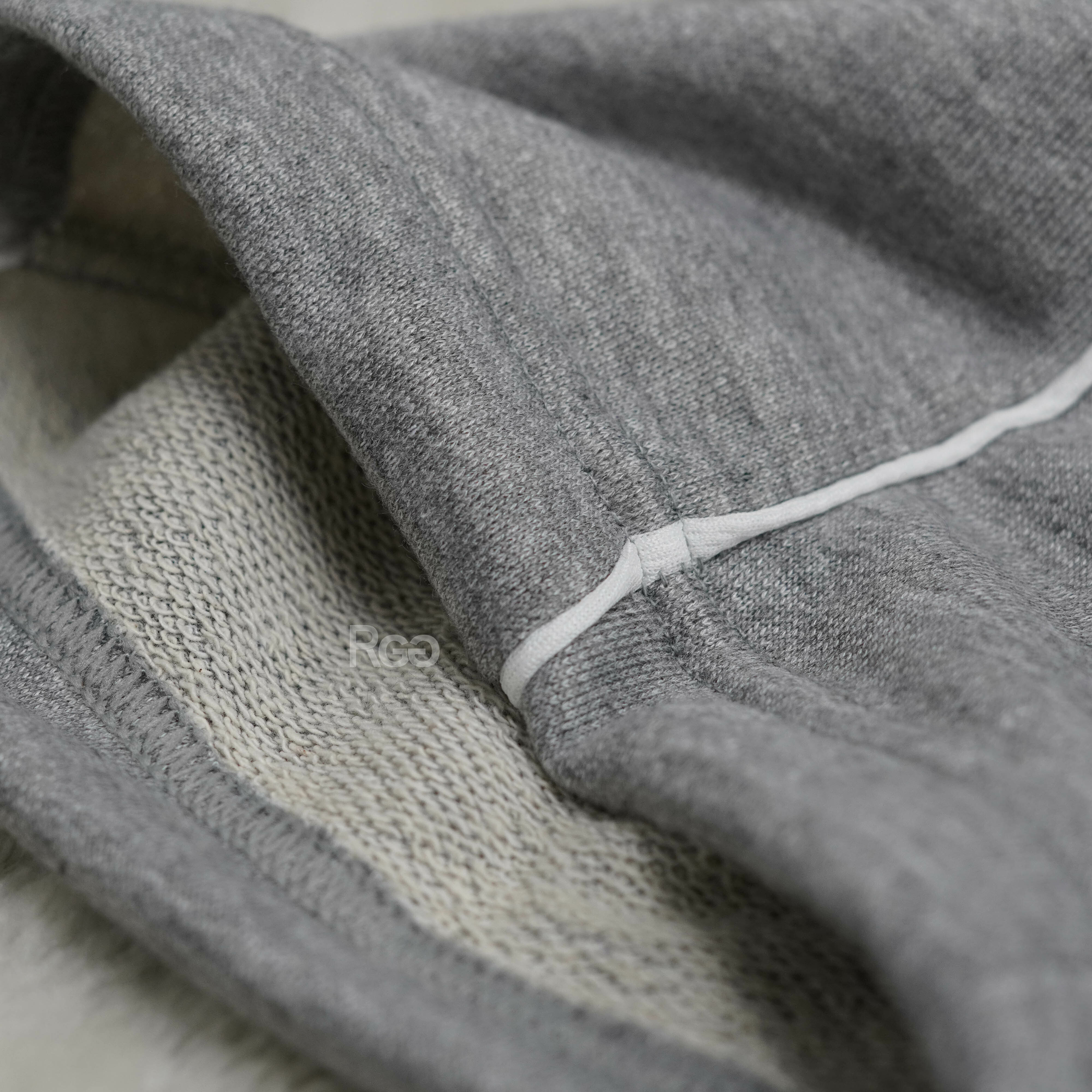 #1716 韓國滾邊條棉長褲材質細節照