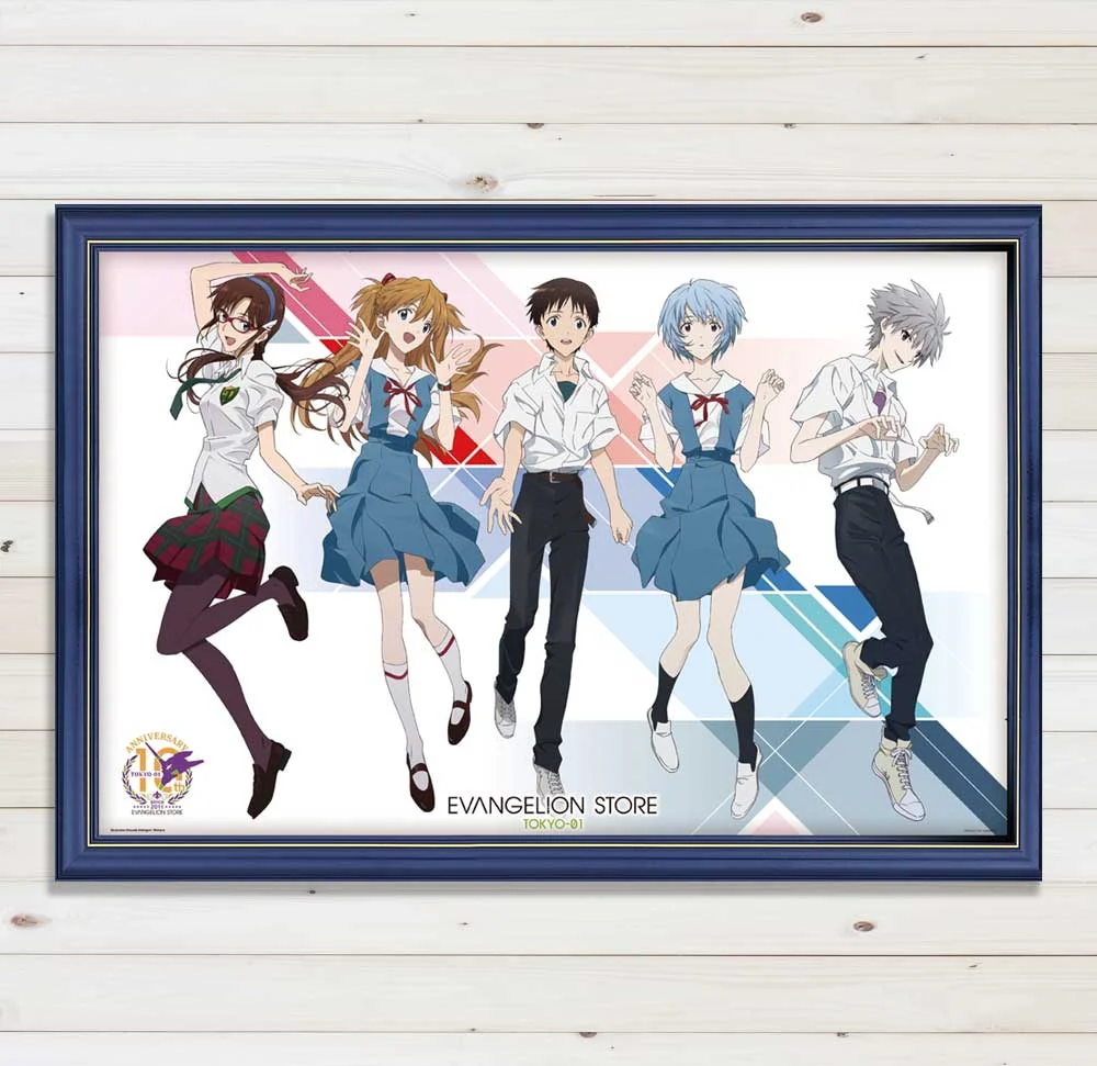 EVA-5人穿制服（TOKYO-01 10周年）