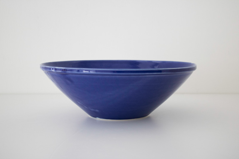 +g 祥見知生選品-石田誠-紅毛手 大平鉢 青