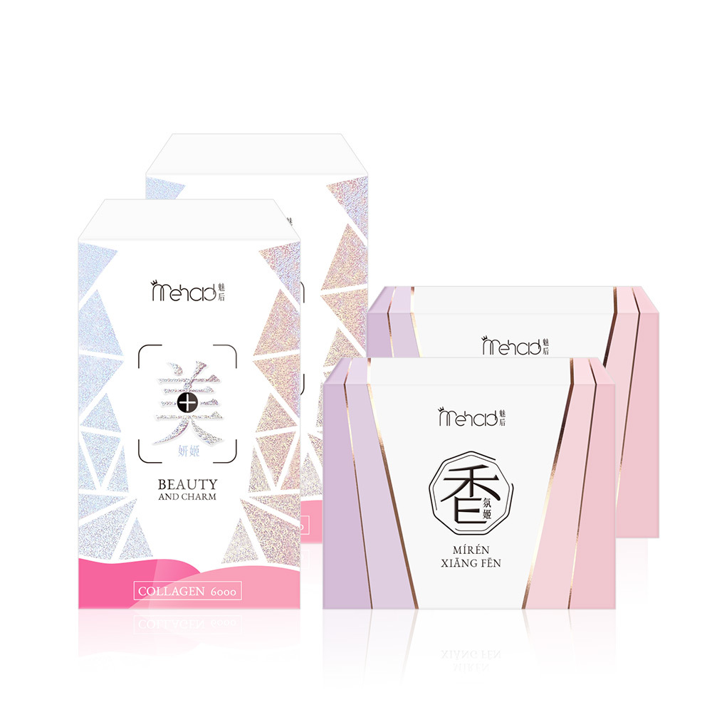 (2+2)Mehold美妍姬水光飲(10包/入) x2+香氛姬軟膠囊(30顆/入) x2