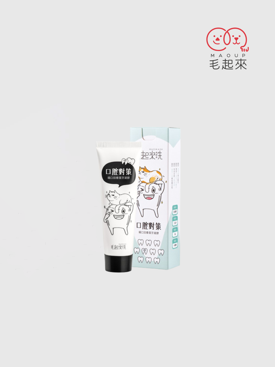【毛起來】口腔對策｜喵口回春潔牙凝膠 貓草口味｜全貓種適用