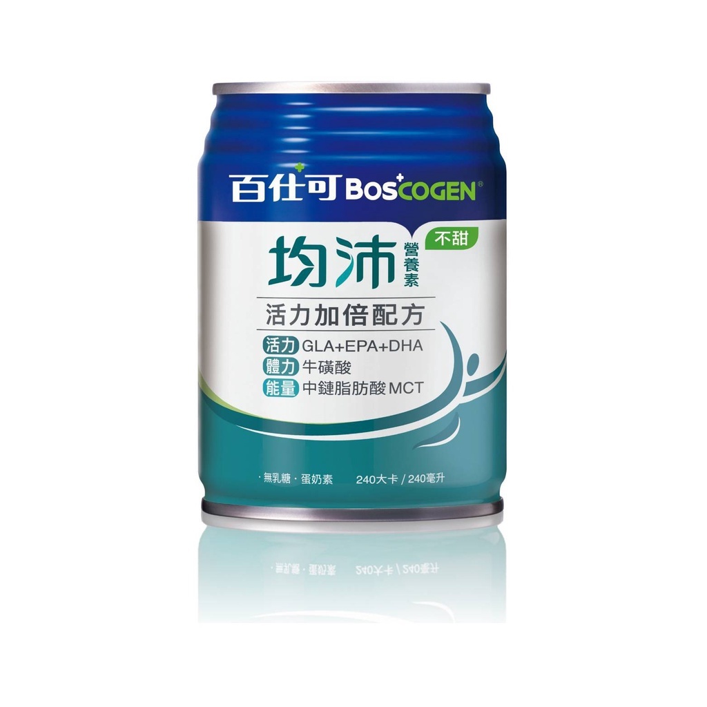 ★請洽門市購買★ 百仕可 均沛營養素 不甜 240ml (24罐/箱) 活力加倍配方
