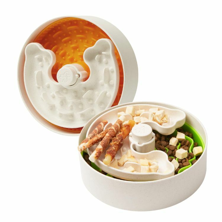 【Puzzle Feeder】旋轉拼圖LITE極慢系列慢食碗(兩色）