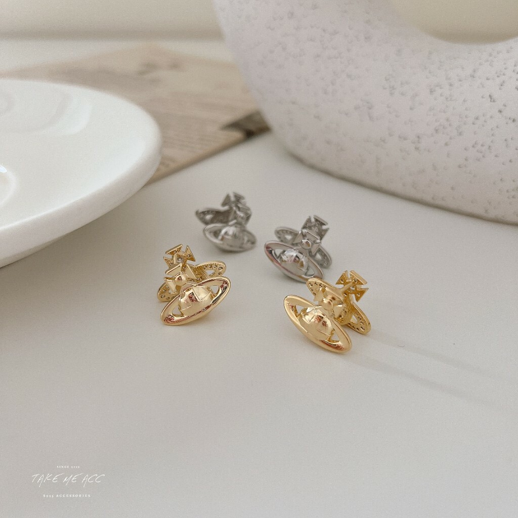 行星上遊走｜純銀針耳環