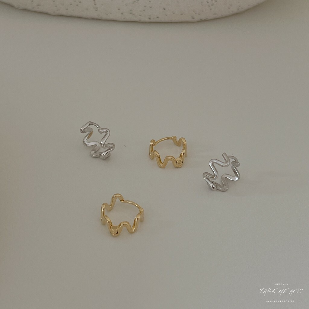 頻率｜純銀針耳環