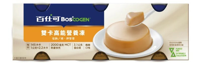 百仕可 雙卡高能營養凍 楓糖口味 膳食纖維 BCAA 無乳糖 奶素可食