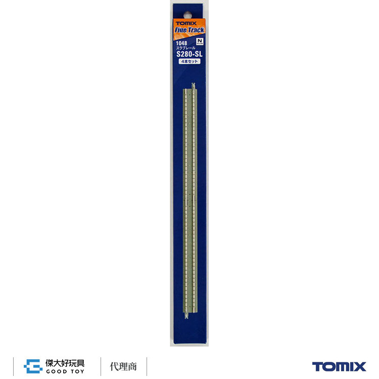 TOMIX 1048 單線版式軌道 S280-SL(F) (4入)