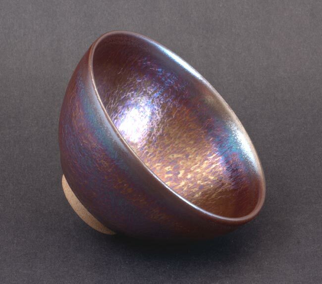 鹿港窯禮品館｜辛可窯 曜變紫金天目茶碗 試驗孤品