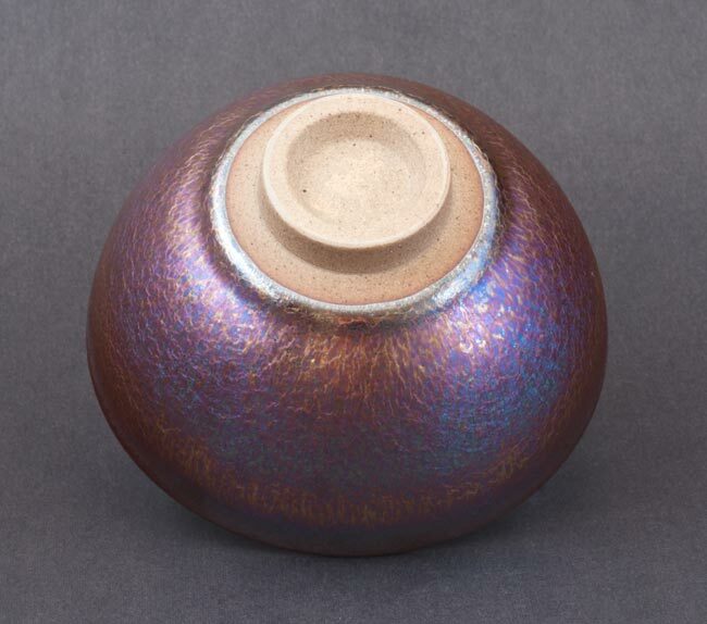 鹿港窯禮品館｜辛可窯 曜變紫金天目茶碗 試驗孤品