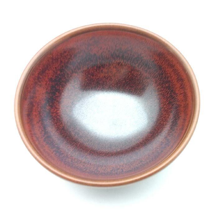 鹿港窯禮品館|辛可窯 紅天目 釉 小杯嚴選特優版原廠把關出貨 品質保證