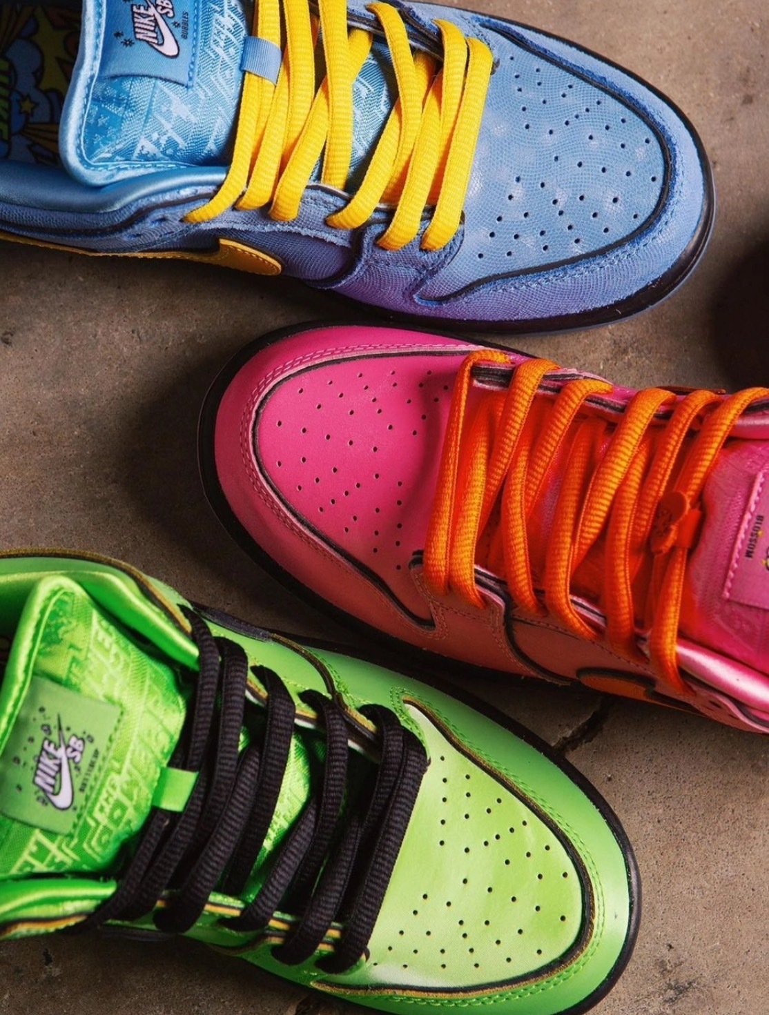 【NIKE】NIKE Dunk SB Low x 飛天小女警 泡泡 毛毛 花花  Powerpuff Girls