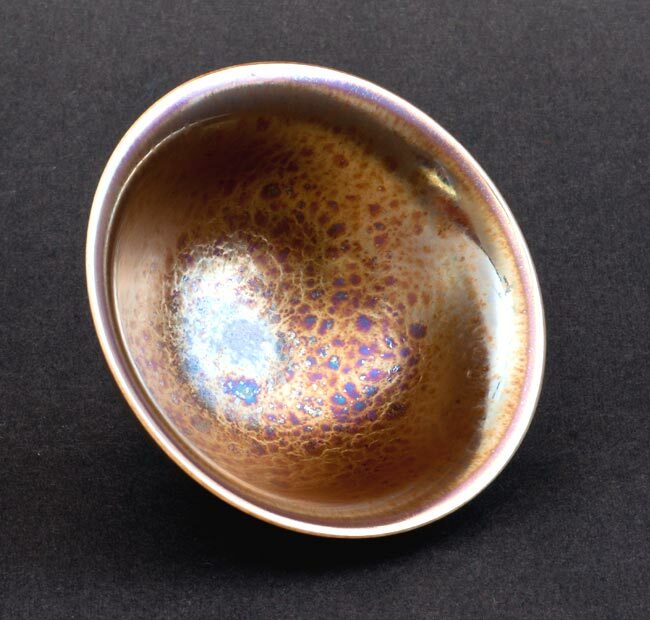 鹿港窯禮品館｜辛可窯-曜變黃金天目小杯