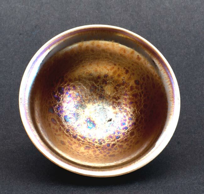 鹿港窯禮品館｜辛可窯-曜變黃金天目小杯