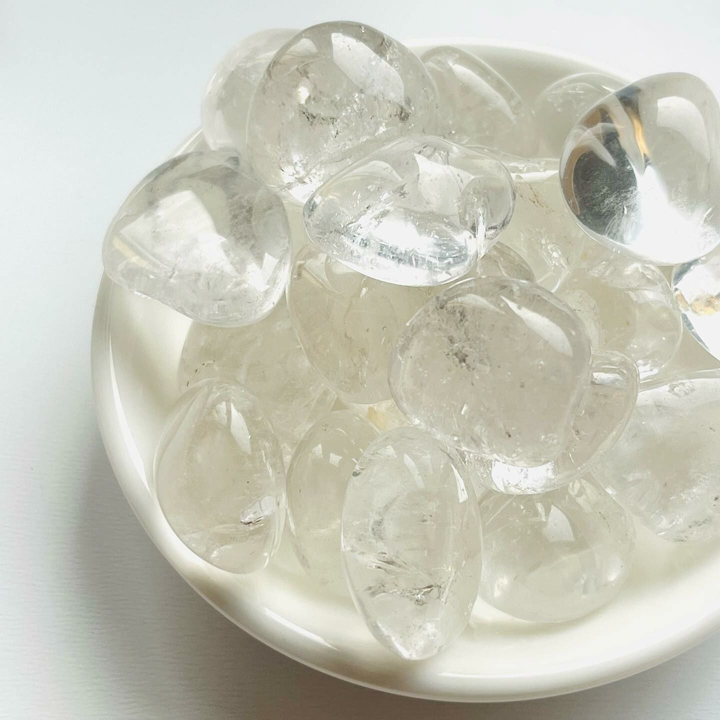 [原石] 白水晶 水晶滾石