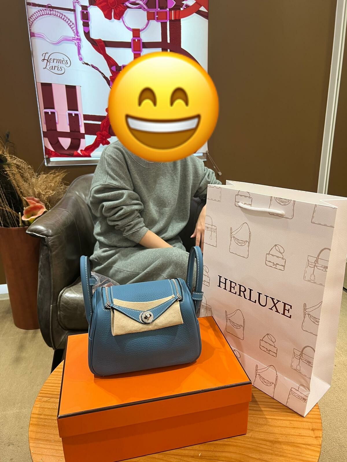 【 感謝支持 】爽快靚靚來pick up lindy mini新牛仔藍🥳 靚靚大讚HERLUXE服務指數高👍🏻 貨品到貨快🌟 門店同事好有耐性溝通💗 整個購物過程好滿意☺️ 多謝你嘅支持認可🫶💪