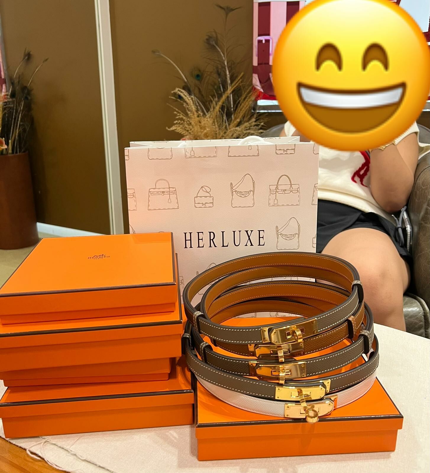 【 感謝支持 】爽快遊客靚靚來shopping🎉 一見傾心😍 秒購5條Kelly belt作為聖誕繼續送朋友🎁 多謝你嘅支持🫶