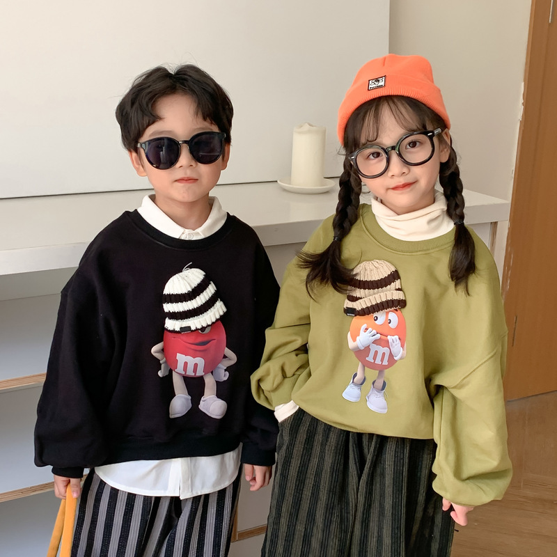 現貨 綠色130.140cm 毛帽mm巧克力上衣 2色 90-140cm