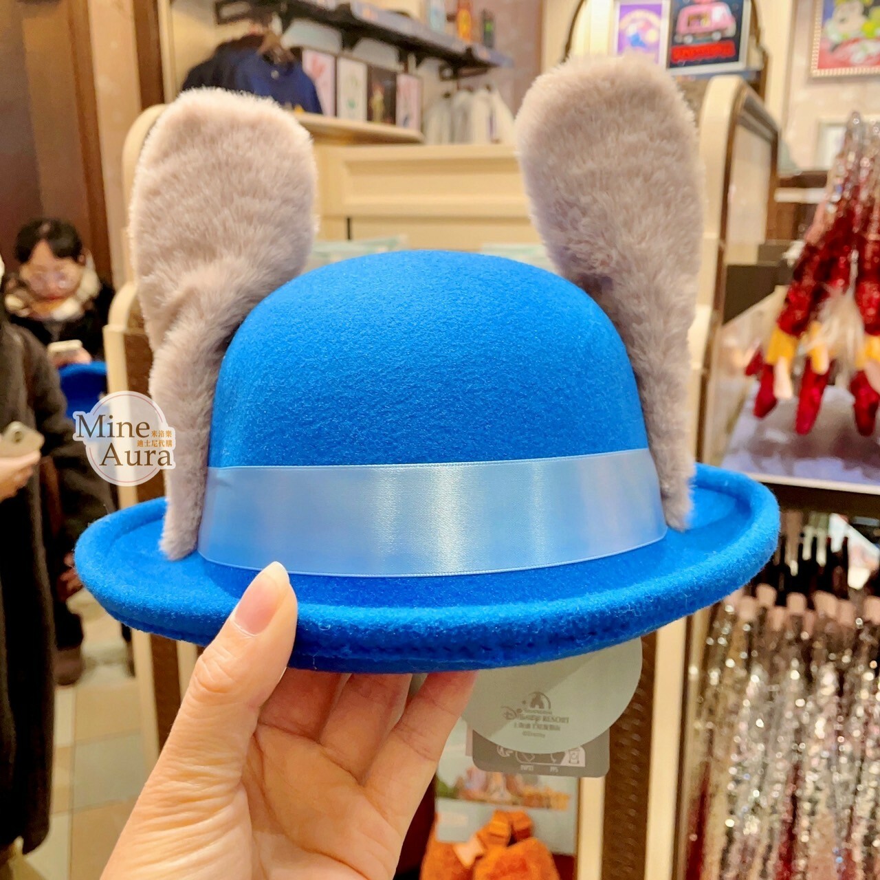 哈茱蒂 Judy 兔 立體耳朵 毛球尾巴 造型帽 帽子 動物方城市 Zootopia -上海迪士尼樂園