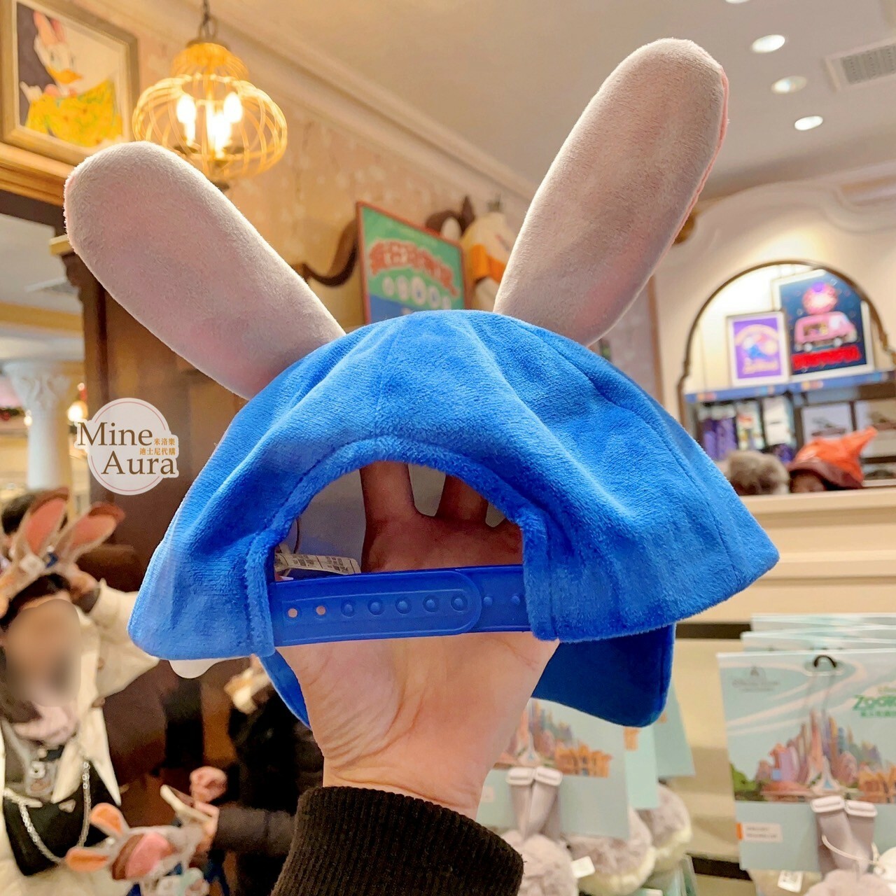 哈茱蒂 Judy 兔 絨毛 立體耳朵 造型 棒球帽 帽子 動物方城市 Zootopia -上海迪士尼樂園