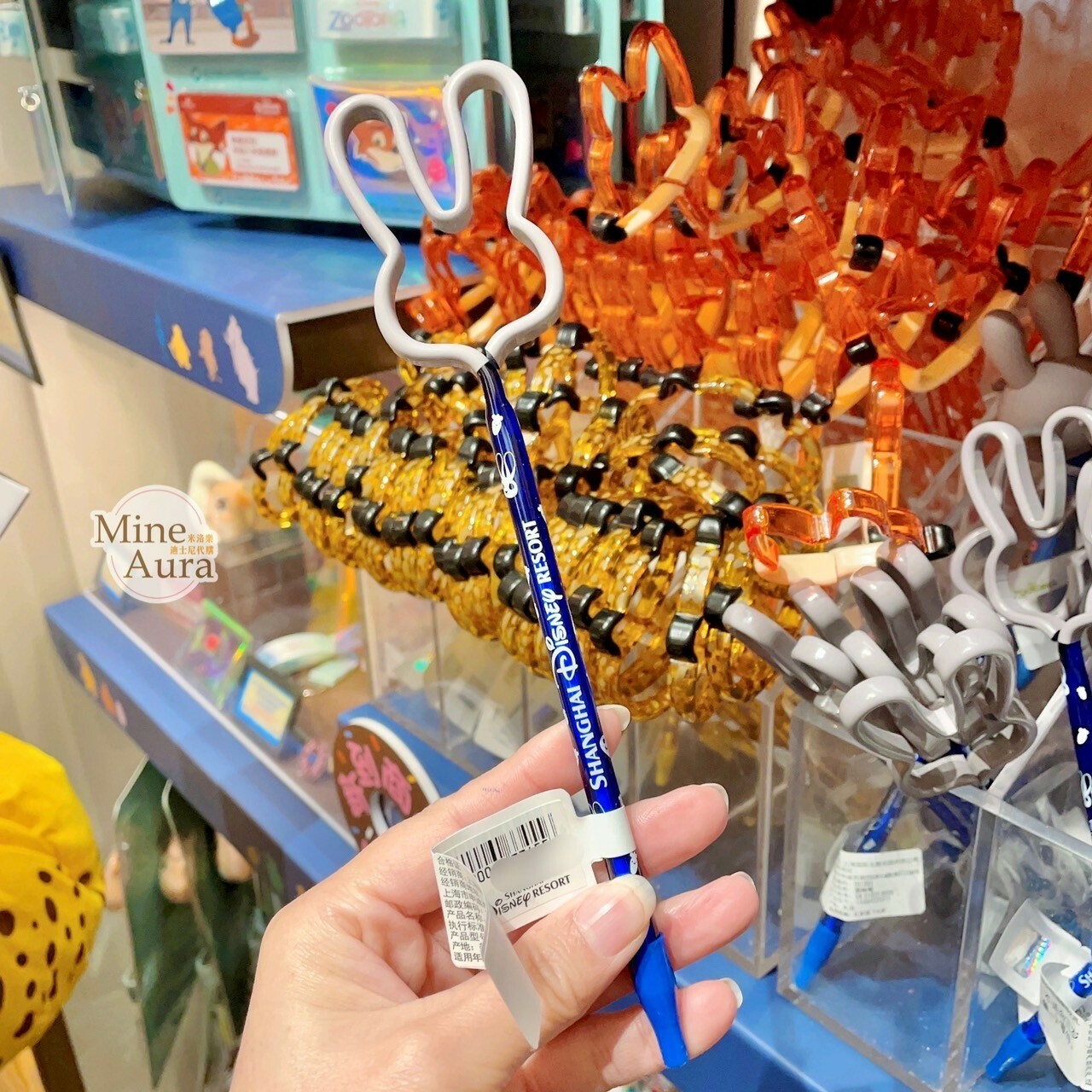 哈茱蒂 Judy 兔 大頭簍空 造型 圓珠筆 動物方城市 Zootopia -上海迪士尼樂園