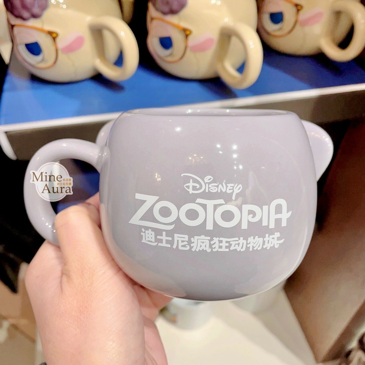 飛仔 Finnick 大象裝扮 立體大頭造型 陶瓷馬克杯 水杯 動物方城市 Zootopia -上海迪士尼樂園