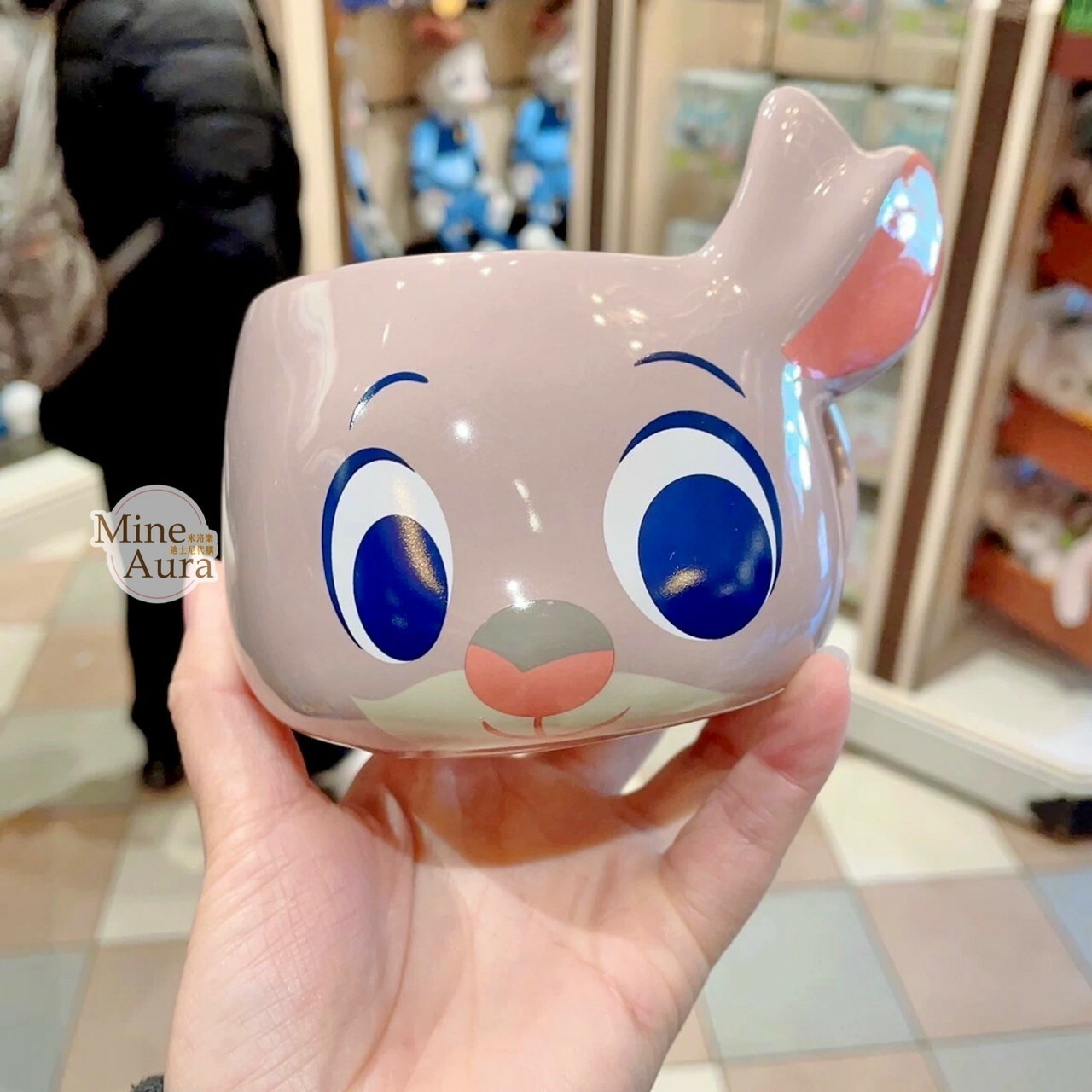 哈茱蒂 Judy 兔 立體大頭造型 陶瓷馬克杯 水杯 動物方城市 Zootopia -上海迪士尼樂園