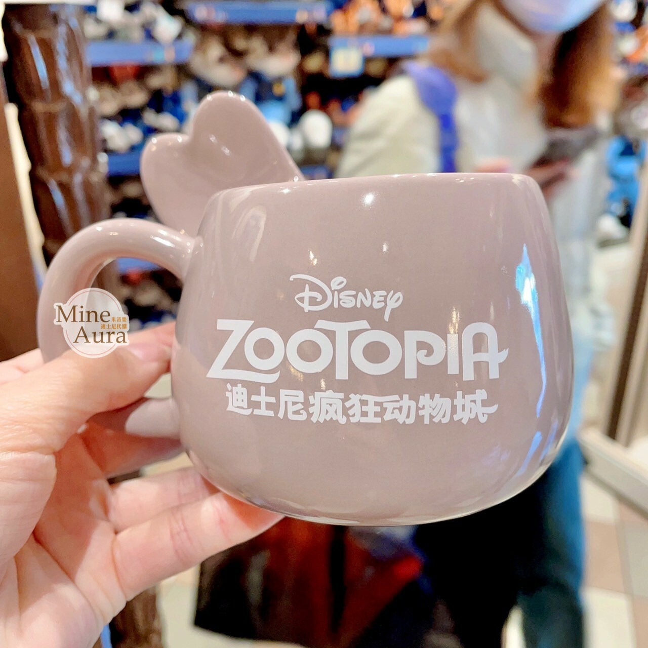 哈茱蒂 Judy 兔 立體大頭造型 陶瓷馬克杯 水杯 動物方城市 Zootopia -上海迪士尼樂園
